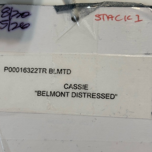 Pistola Women’s Cassie High Rise Jeans Blue Distressed Straight Size 26 NWT - Picture 7 of 11